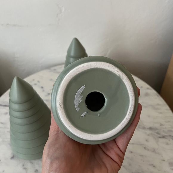 *Rare* Target BP Bullseye set 4 ceramic pale green Christmas tree set 2020 - Picture 5 of 5